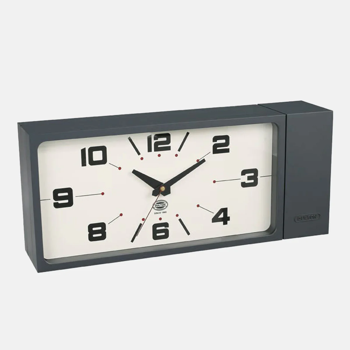 Dulton - Dual Face Clock - Gray
