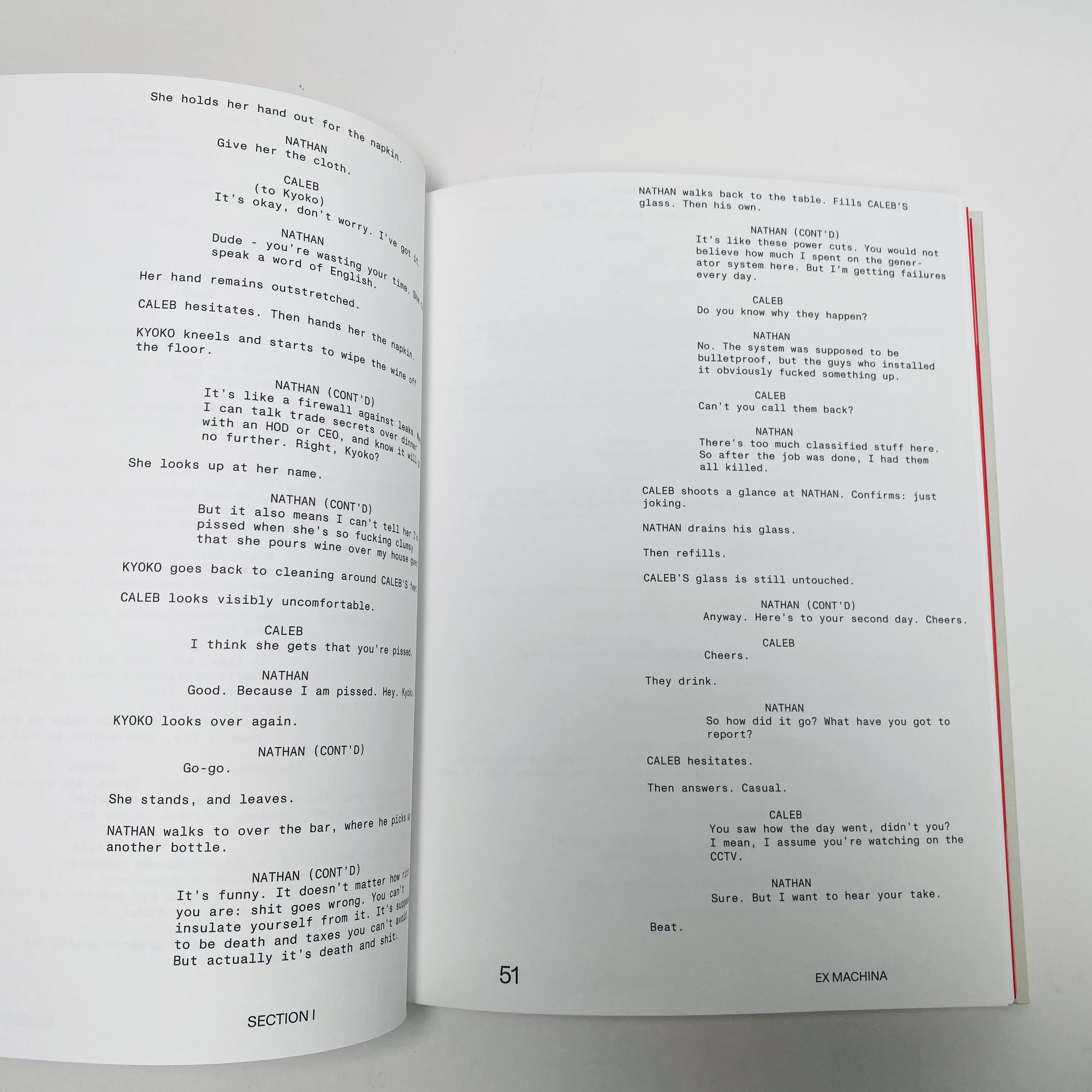Ex Machina Screenplay Book - Image 6