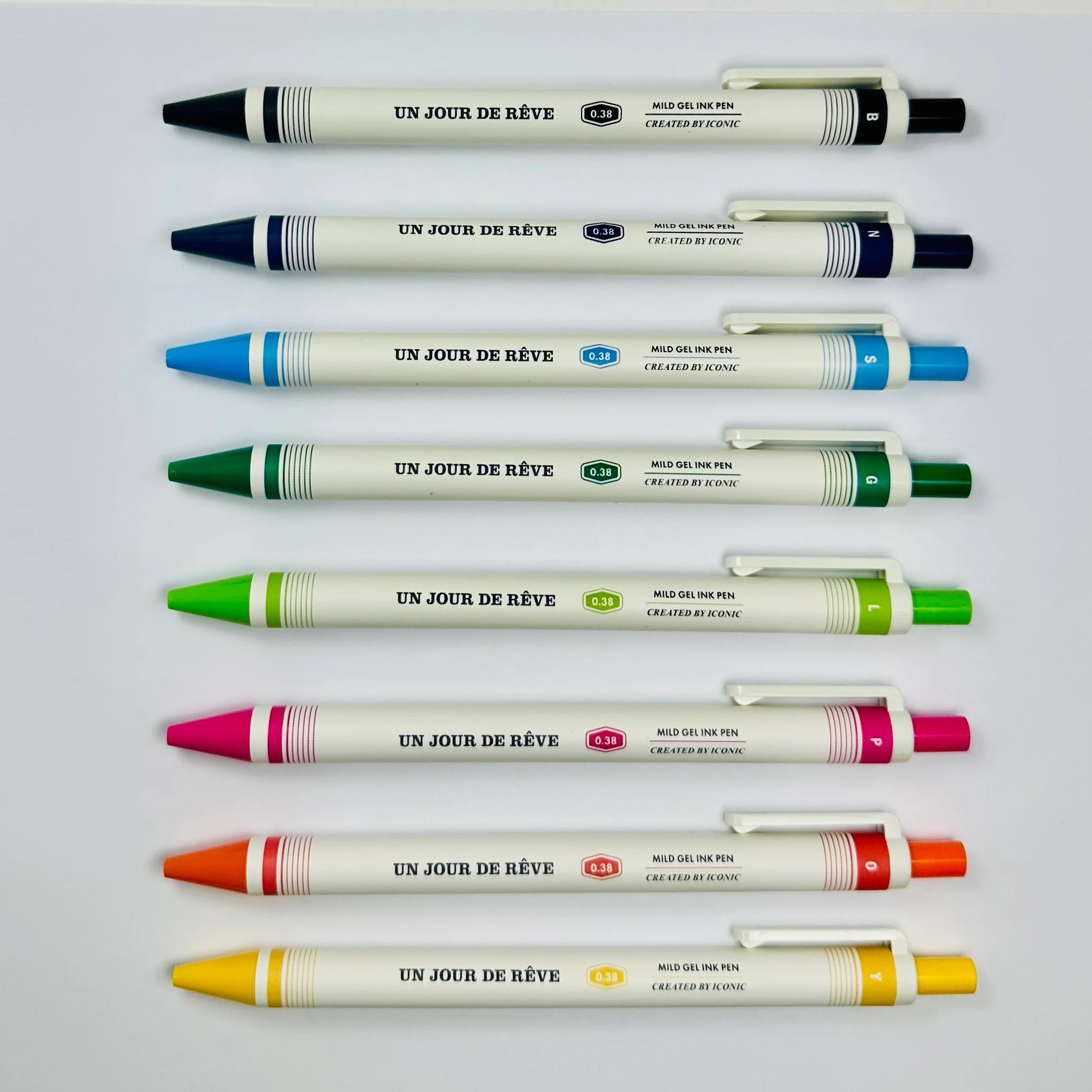 Iconic Mild Gel Pen 0.38 (Various Colours)
