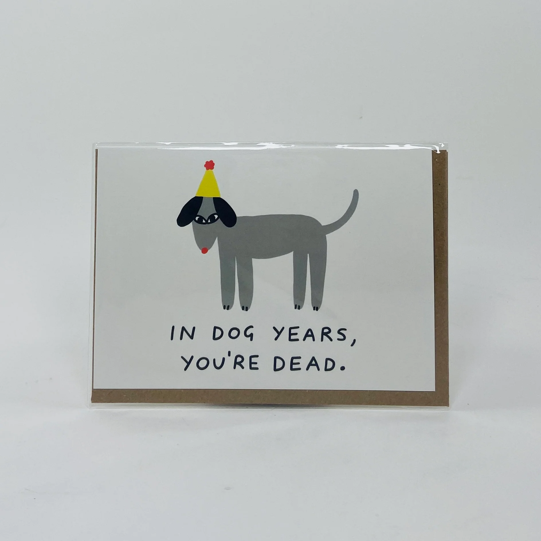 In Dog Years You're Dead - Wrap Card
