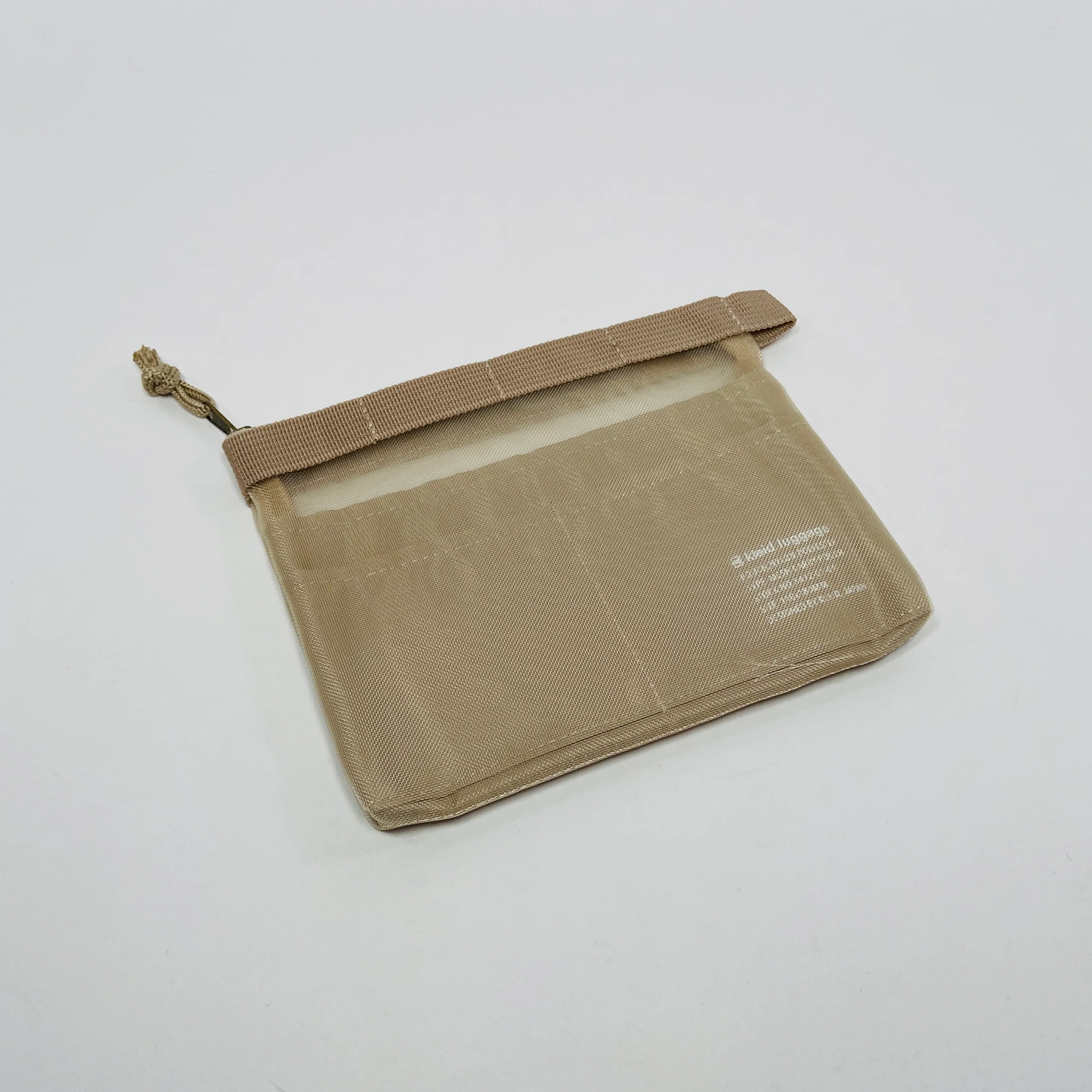 Kleid Mesh Carry A6 Pouch - Beige