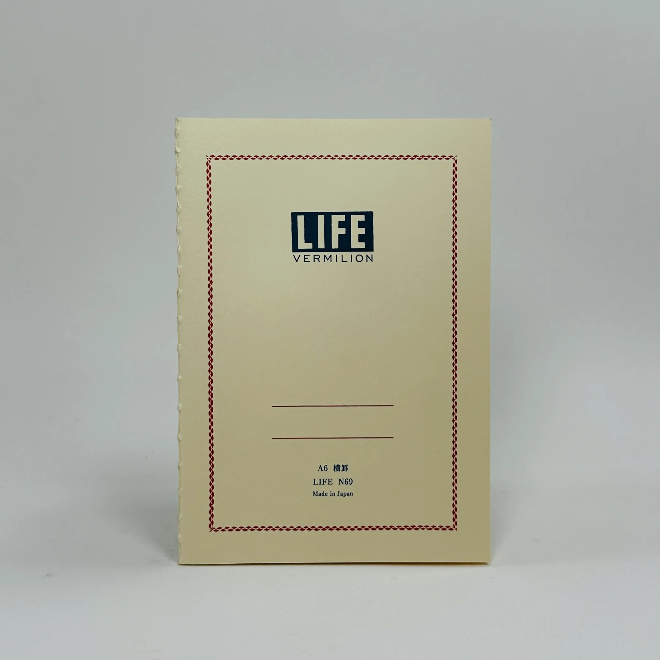 Life Vermilion N69 Notebook A6 Lined