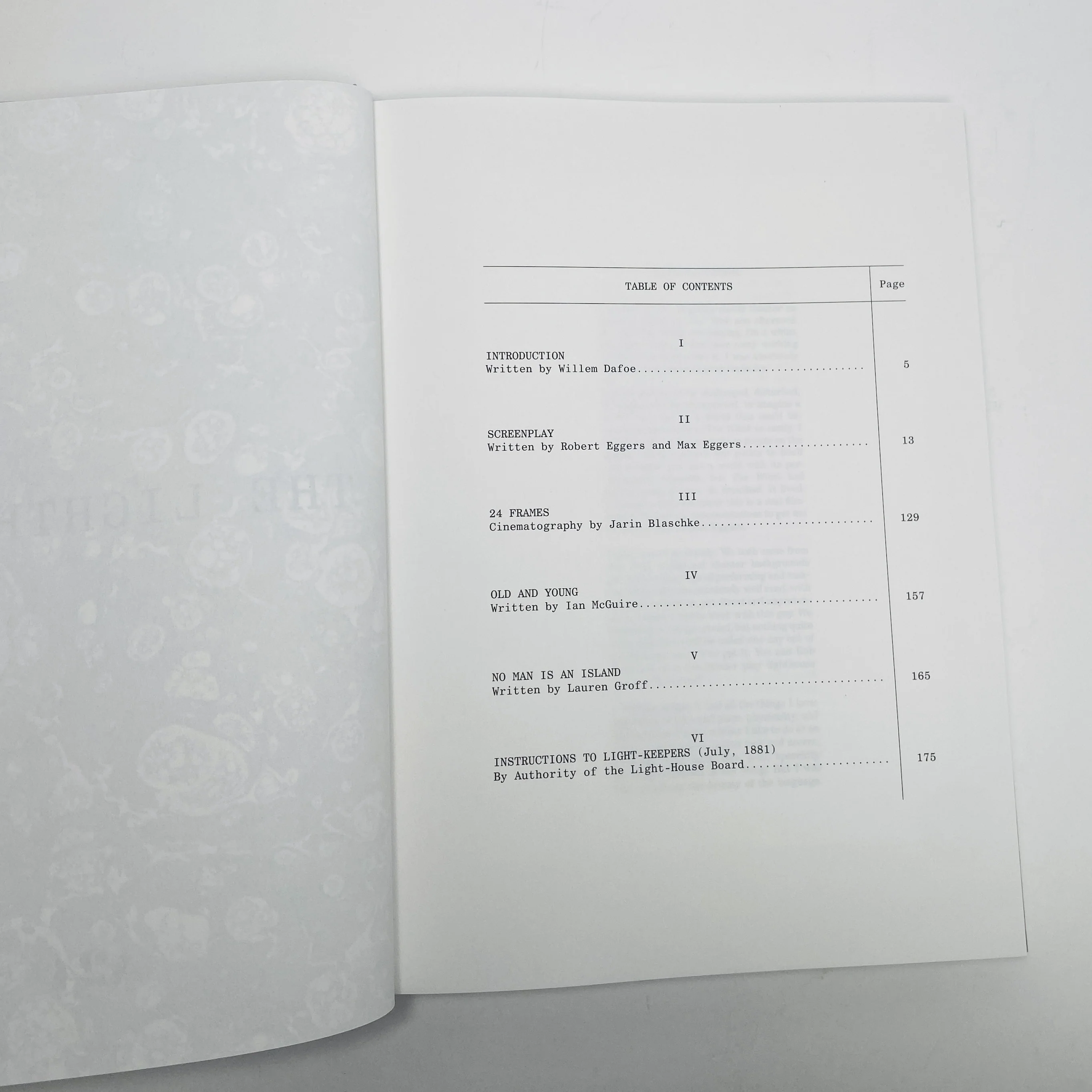 The Lighthouse Screenplay Book - Image 7