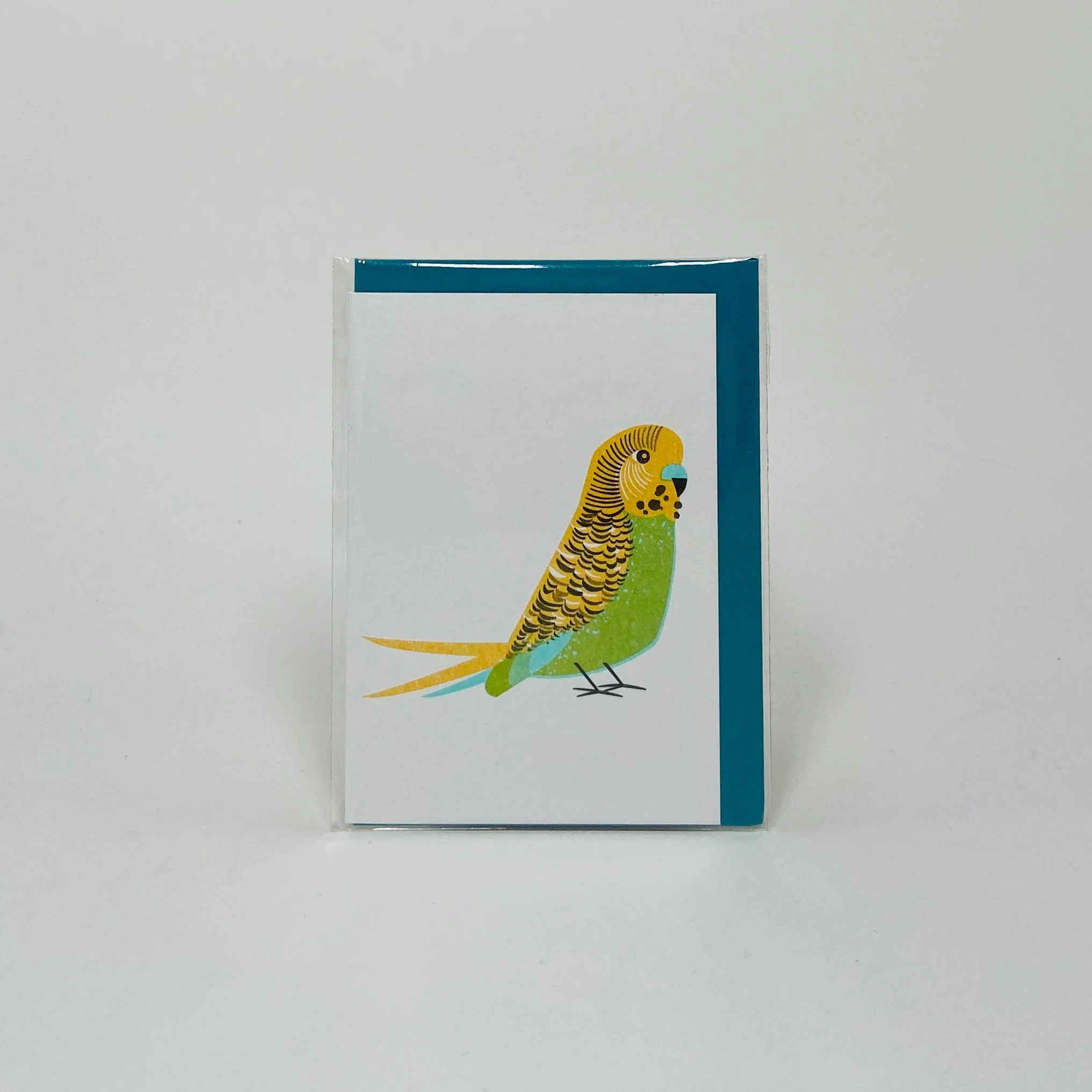 Yellow Budgie - Bobbie Print Card